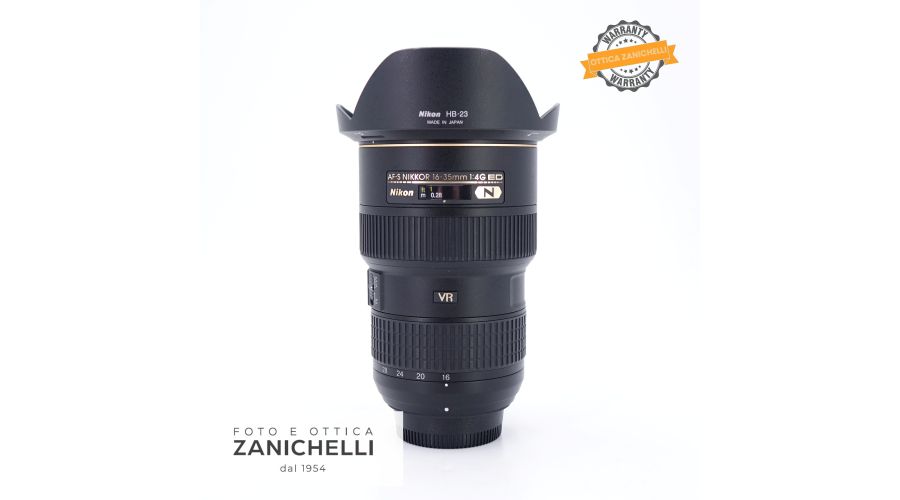 Nikon AF-S 16-35mm f/4 G ED VR Usato 