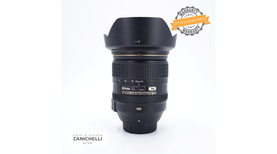 Nikon AF-S Nikkor 24-120mm f/4 G ED VR Usato 
