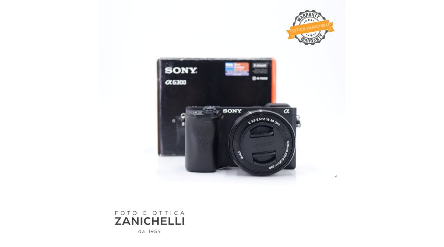 Sony A6300 + E PZ 16-50mm Scatti 5080 Usato 