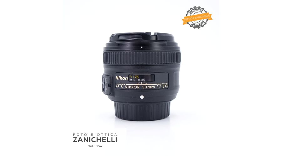 Nikon AF-S 50mm f/1.8 G Usato 