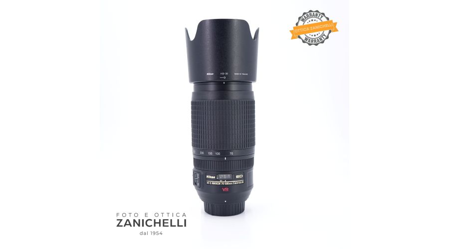 Nikon 70-300mm f/4.5-5.6 G ED VR Usato 
