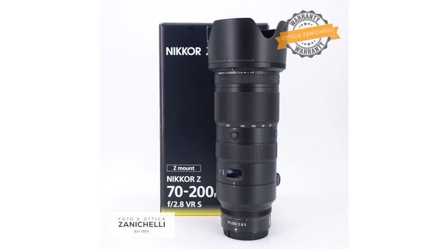 Nikon Z 70-200mm f2.8 VR S Nital Usato 