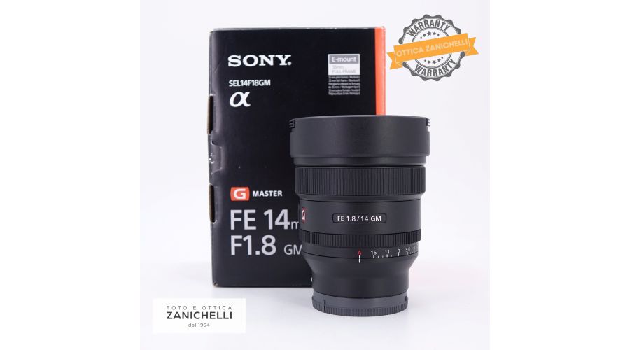 Sony FE 14mm f/1.8 GM Usato 