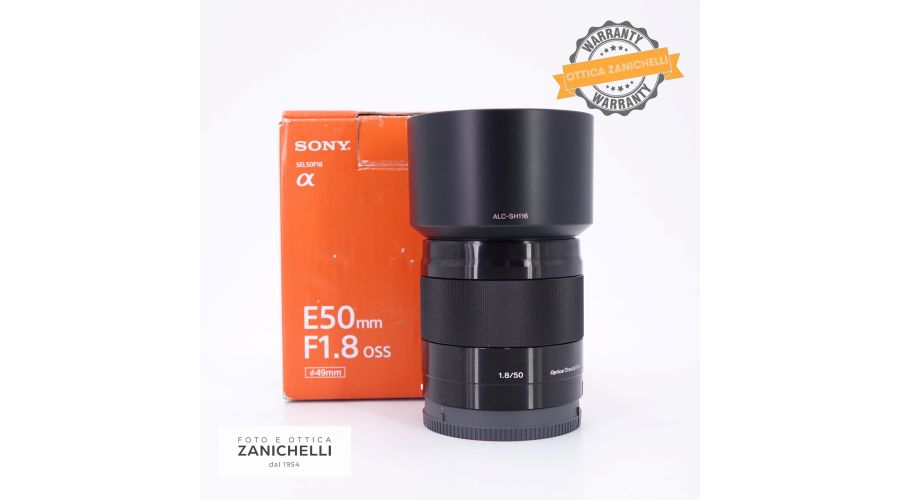 Sony E 50mm f/1.8 OSS Usato 