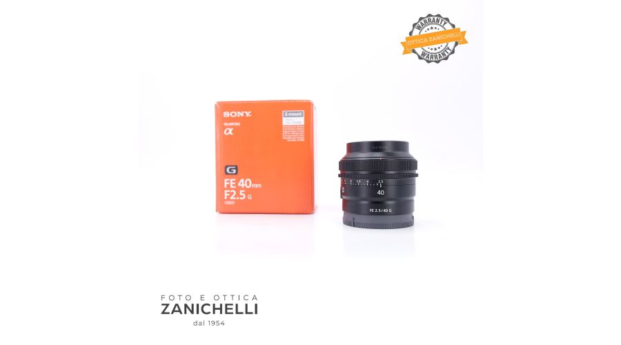 Sony FE 40mm f/2.5 G Usato 