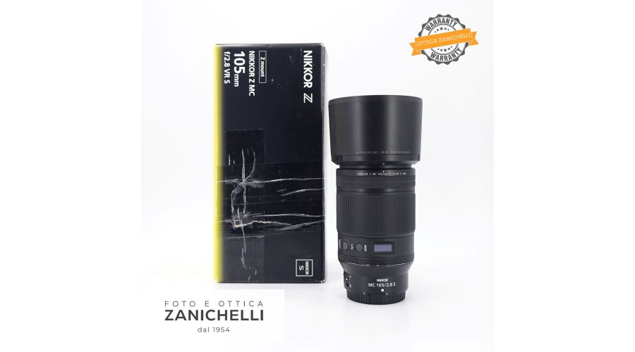 Nikon Z 105mm MC f/2.8 VR S Usato 