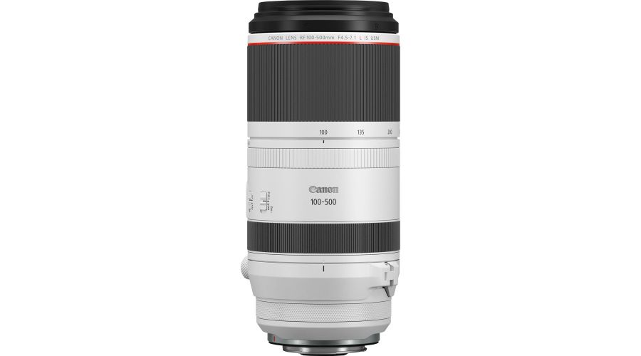 Canon RF 100-500mm F4.5-7.1L IS USM MILC Teleobiettivo zoom Nero, Bianco