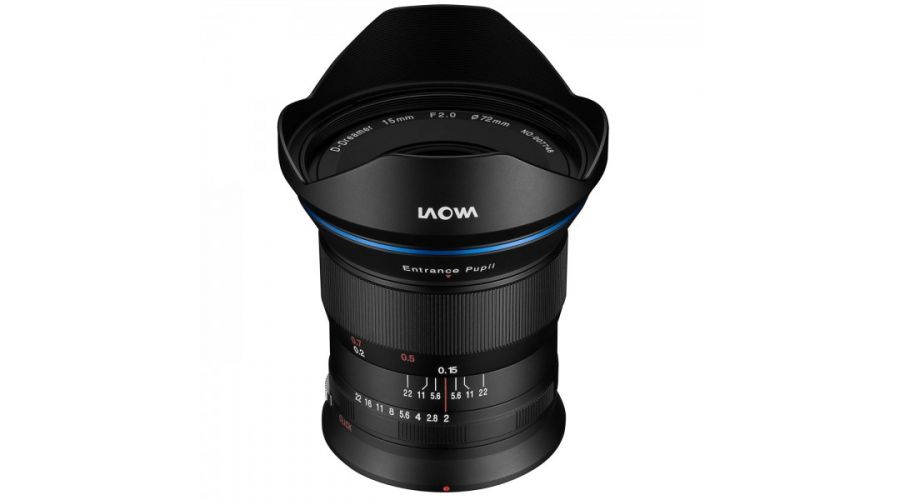 Laowa 15mm f/2 Zero-D SLR Obiettivo ultra-ampio Nero