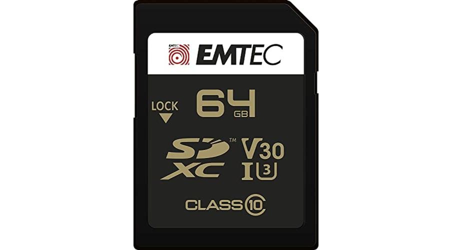 EMTEC Scheda di memoria SDXC da 64 GB, classe 10