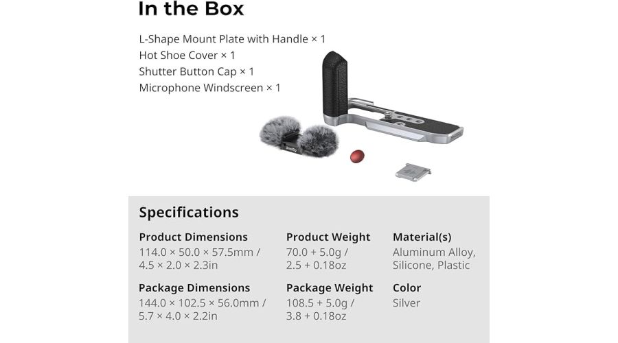 SMALLRIG X-M5 Impugnatura a L - foto 2