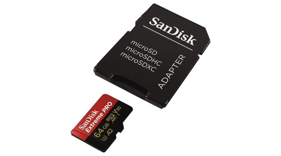 Sandisk Extreme PRO MicroSDXC UHS-I with adapter 64gb Velocità Fino a 200MB/Sec