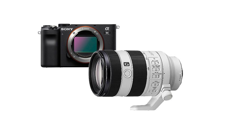 Sony A7C II Black + FE 70-200mm F4 Macro G OSS II