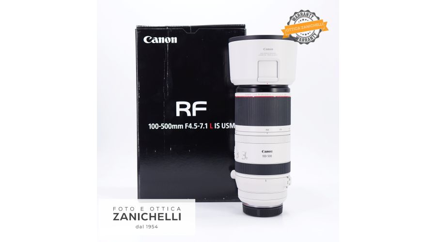 Canon RF 100-500mm F/4.5-7.1 L IS USM Usato 