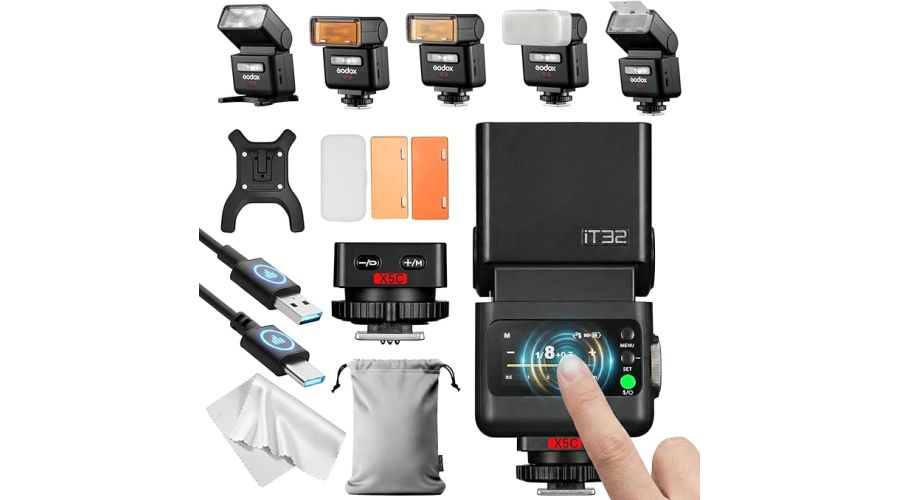 Godox iT32 TTL Flash con Trigger X5C per CANON