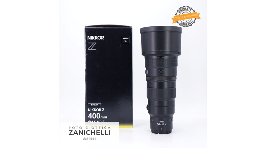 Nikon Nikkor Z 400mm f/4.5 VR S Usato 