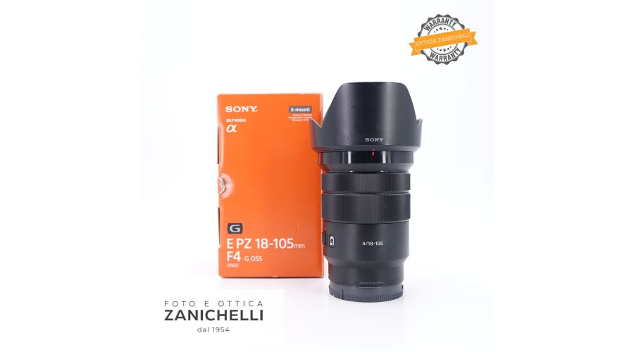 Sony E PZ 18-105mm f/4 G OSS Usato 