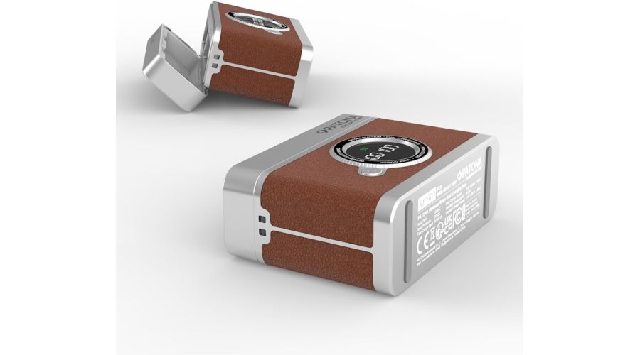 PATONA Platinum Retro Dual Caricatore USB-C Per Fujifilm NP-W235- foto 2
