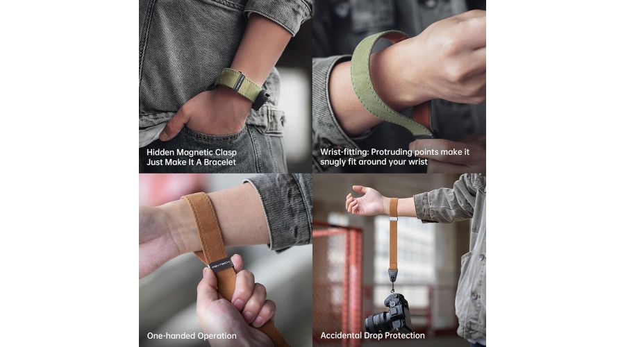 PGYTECH Cinturino Polso Fotocamera A Sgancio Rapido Regolabile- foto 2