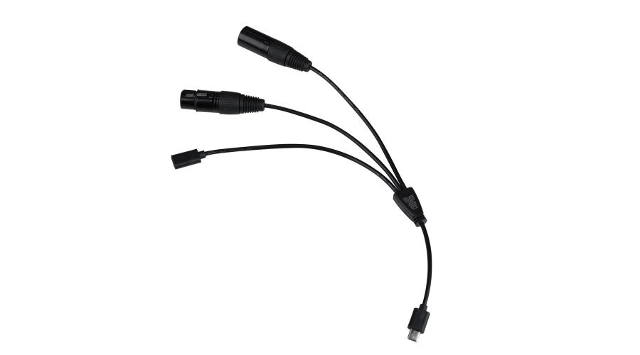 Nanlite CB-DMX-USBC-1/3 cavo splitter o combinatori Splitter per cavo Nero- foto 2