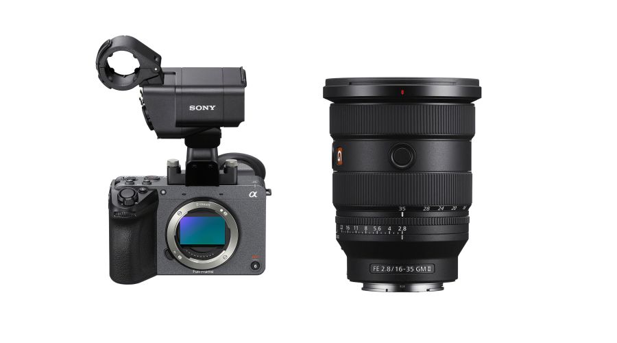 Sony FX2 Cinema Line HANDLE + FE 16-35mm F2.8 GM II