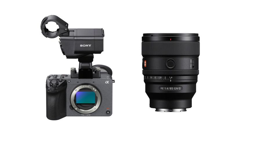 Sony FX2 Cinema Line HANDLE + FE 85mm F1.4 GM II