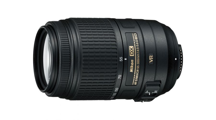 Nikon AF-S DX NIKKOR 55-300mm f/4.5-5.6G ED VR SLR Obiettivo super-teleobiettivo Nero