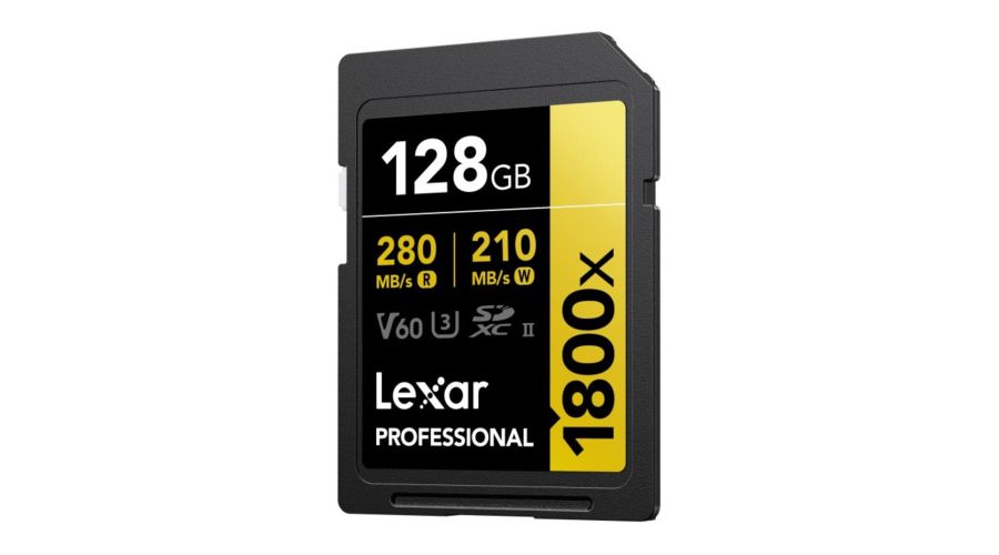 Lexar Gold Professional SDXC UHS-II da 1800 x 128 GB V60