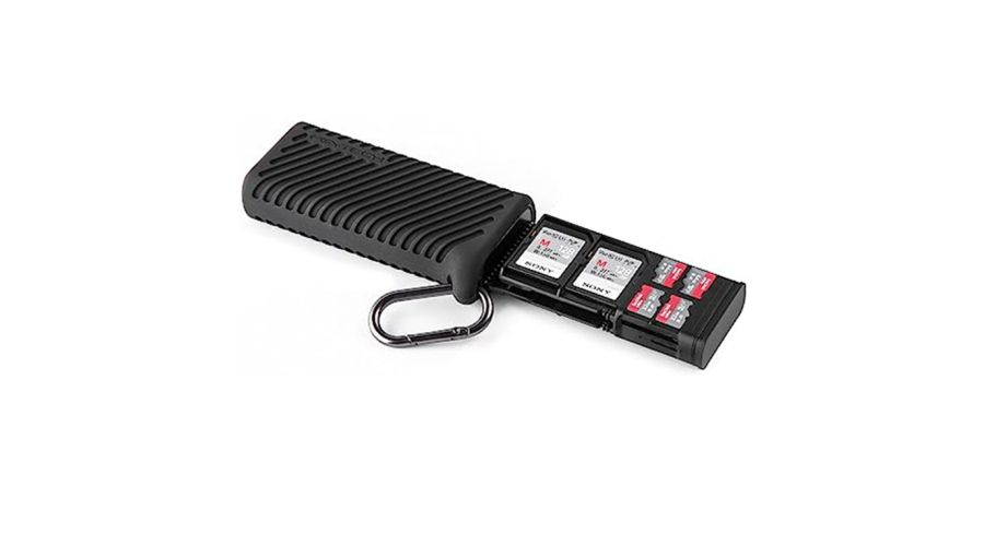 Pgytech GM-163 Lettore e wallet per memory card Nero