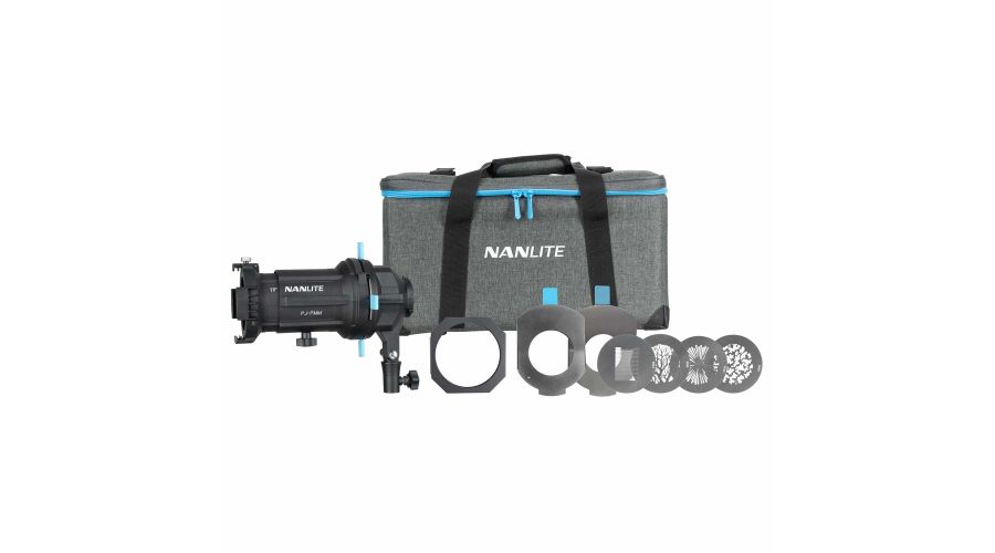 Nanlite 19° Linse zu FM Mount lente di illuminazione Nero