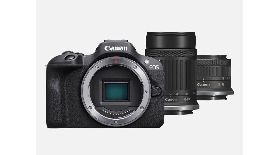 Canon EOS R100 + RF 18-45mm + RF 55-210mm