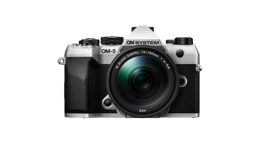 OM System OM-5 Mark II Silver + 14-150mm f/4-5.6 II