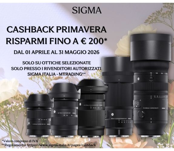 Cashback Primavera Sigma 2026 promozione