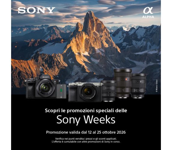 Sony Weeks promozione