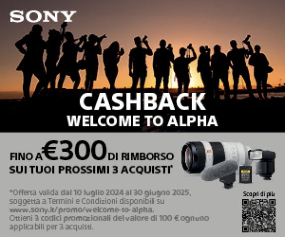 SONY Welcome to Alpha 2025-2026 promozione