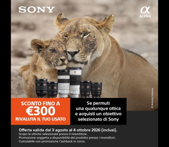 SONY TRADE IN Ottiche promozione