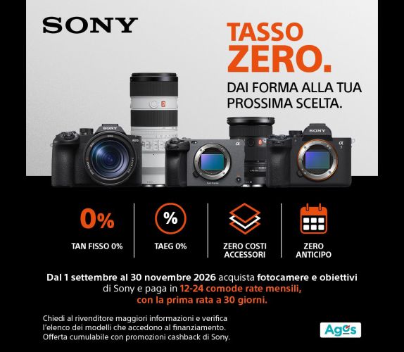 Sony TASSO ZERO promozione