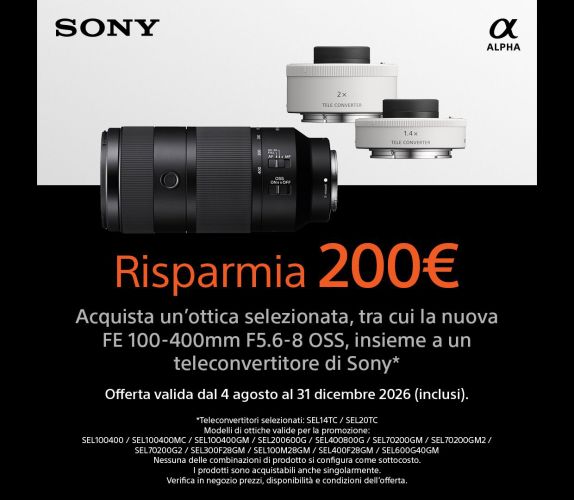 Sony Combo moltiplicatore promozione