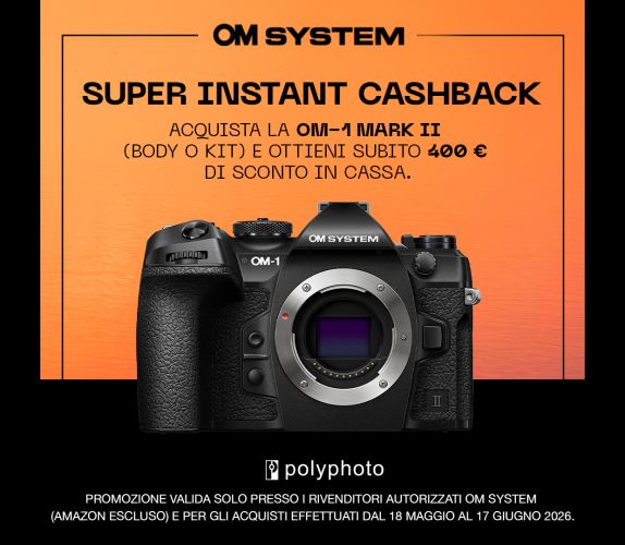 INSTANT CASHBACK OM System promozione